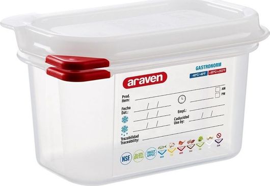 Δοχείο Αποθήκευσης Τροφίμων Araven 1lt 17.6x10.8x10cm