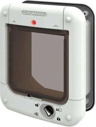 Πόρτα Σκύλου & Γάτας Kerbl Pet-Mate Microchip 360W Πλαστικό Λευκό