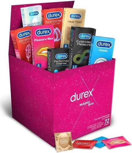 Προφυλακτικά Durex Magic Box 72τμχ