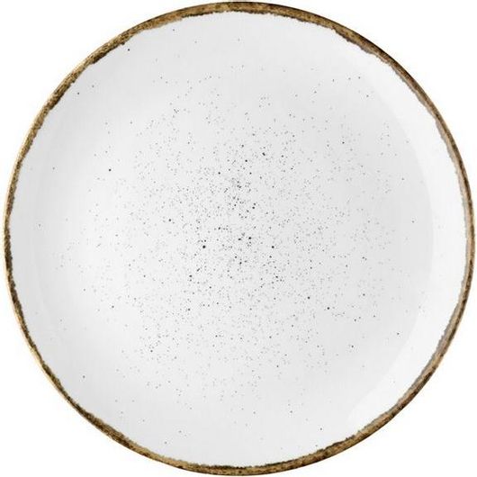 Πιάτα Lukanda 360 Ρηχά Πορσελάνης 25cm Λευκό Σετ 6τμχ