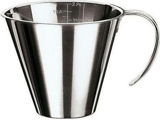 Δοσομετρική Κανάτα Paderno 42581-05 11.5x11cm 500ml Ανοξείδωτη