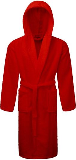 Μπουρνούζι Le Blanc Κόμβος Πετσετέ με Κουκούλα 420gr / m2 Red Large