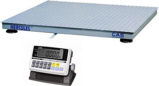 Ζυγαριά CAS HFS1212 + CI201A Επιδαπέδια Ζυγαρια Πλατφόρμας Ικανότητα Ζύγισης: 1500Kg - Υποδιαίρεση: 0,5Kg