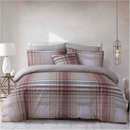 Σετ Μαξιλαροθήκες Lino Roka 50Χ70cm 2τμχ Καφέ