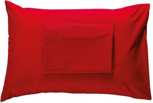 Σετ Μαξιλαροθήκες SB Home Delos 50x70cm Μονόχρωμες 2τμχ Κόκκινο