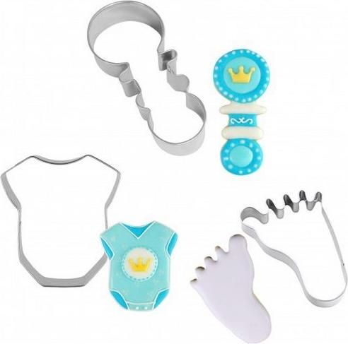 Κουπ Πατ Sugarworld Κουδουνίστρα Φορμάκι Πατούσα Σετ 3τμχ 2.5-7.5cm