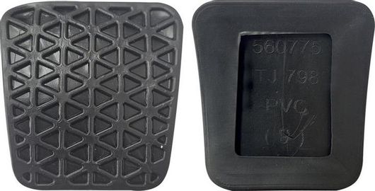 Πεταλιέρες Αυτοκινήτου Λαστιχένιες Αντιολισθητικές για Opel Astra G / H / Zafira A / B 2τμχ