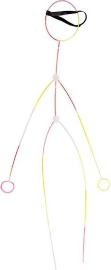 Σετ Φωσφοριζέ Ράβδοι Φιγούρα Πάρτι 47 τεμ. Πλαστικό 27x13cm