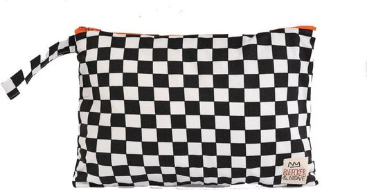 Νεσεσέρ Bleecker & Love Cotton Bag Medium 35x35cm Checkers White