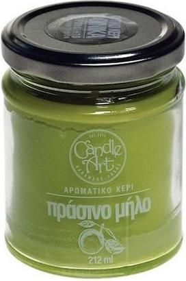Κερί Candle n'Art Αρωματικό σε Βάζο με Αιθέρια Έλαια Πράσινου Μήλου 212gr