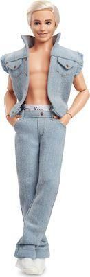 Συλλεκτική Κούκλα Ken Barbie The Movie Wearing Denim Matching Set για 3+ Ετών