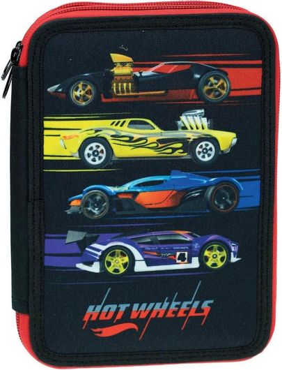 Κασετίνα Gim Διπλή Hot Wheels