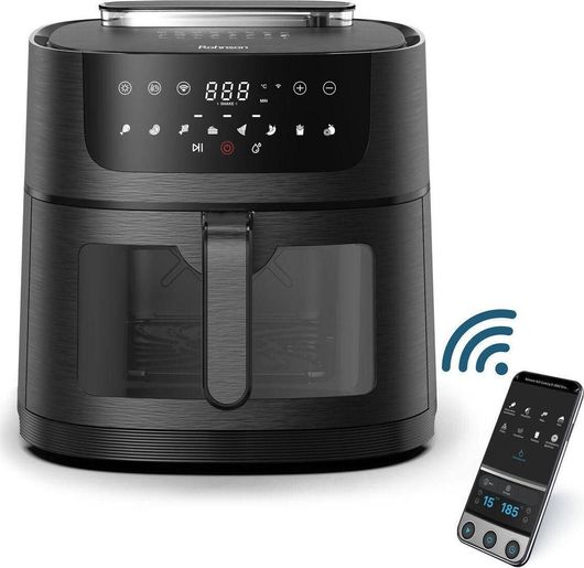 Φριτέζα Αέρος Rohnson R-2858 με Wi-Fi & Αποσπώμενο Κάδο 8lt Μαύρο