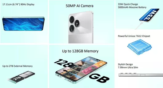 Realme C51 4GB 128GB Carbon Black