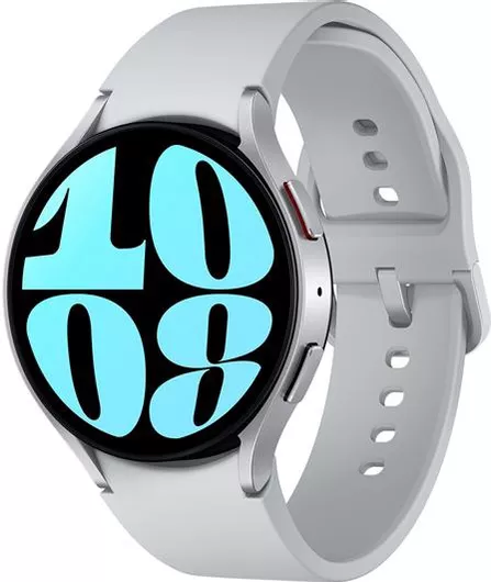 Samsung Galaxy Watch6 Bluetooth Aluminium 44mm Αδιάβροχο με Παλμογράφο Silver