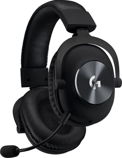 Logitech G PRO X with MIT Blue VO!CE Over Ear Gaming Headset με σύνδεση 2x3.5mm/USB