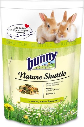Τροφή Bunny Nature για Κουνέλι Shuttle Rabbit 600gr