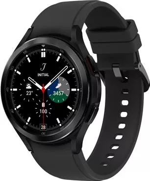Samsung Galaxy Watch 4 Classic Bluetooth Stainless Steel 46mm Αδιάβροχο με Παλμογράφο Μαύρο