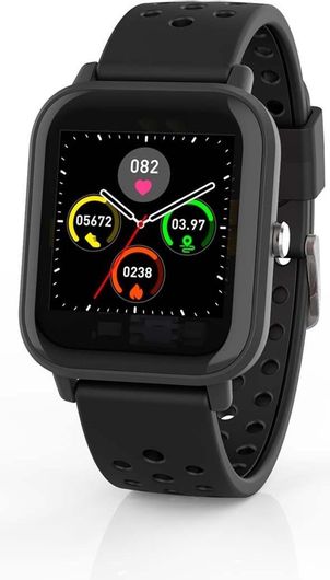 SmartwatchNedis BTSW002BK 43mm Plastic Case & Silicone Strap Black