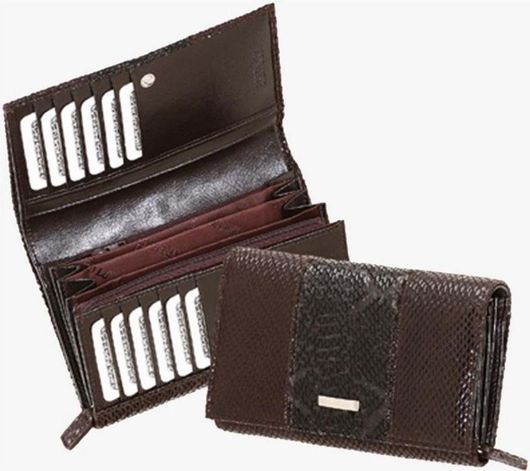 Γυναικείο Πορτοφόλι Μεγάλο Bartuggi 171-60116 Δερμάτινο Καφέ