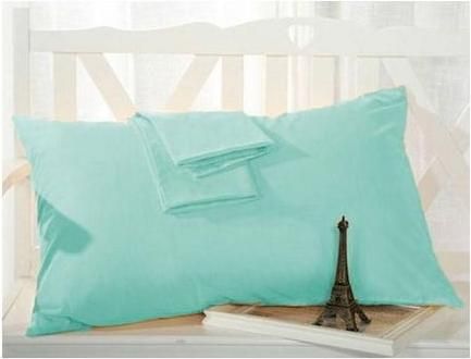 Μαξιλαροθήκες Σετ Linea Home με Φάσα 52x72cm Μέντα