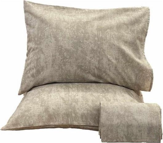 Μαξιλαροθήκες Linea Home Noble 48x68cm Σετ 2τμχ Μπεζ Ν1