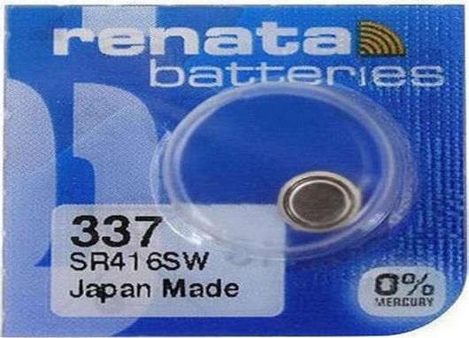 Μπαταρίες Silver Oxide Renata 337 / SR416SW 155V 1τμχ