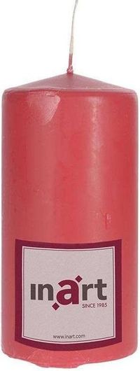Κερί Inart Διακοσμητικό Μπορντό 7x14cm