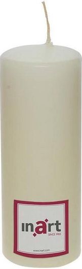 Κερί Inart Διακοσμητικό Εκρού 7x18cm