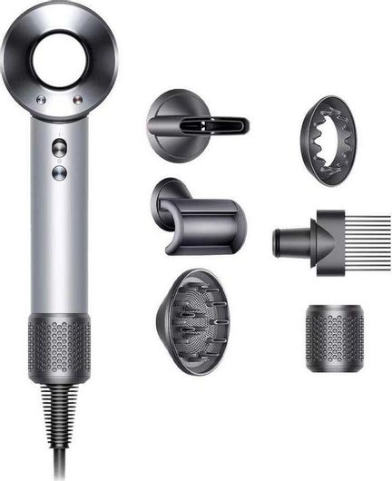Πιστολάκι Μαλλιών Dyson HD11 Supersonic Pro Επαγγελματικό με Φυσούνα 1600W Ασημί