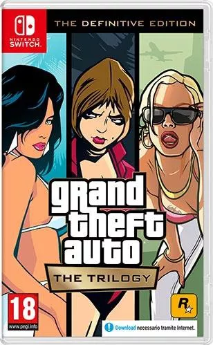 Grand Theft Auto: The Trilogy Definitive Edition - Nintendo Switch Game