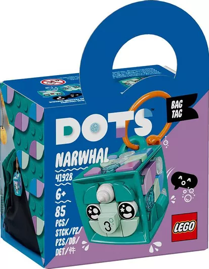 Lego Dots: Bag Tag Narwhal για 6+ Ετών #41928