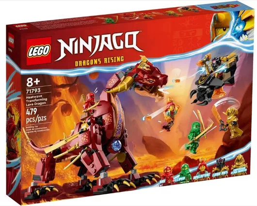 Lego Ninjago Heatwave Transforming Lava Dragon για 8+ Ετών #71793