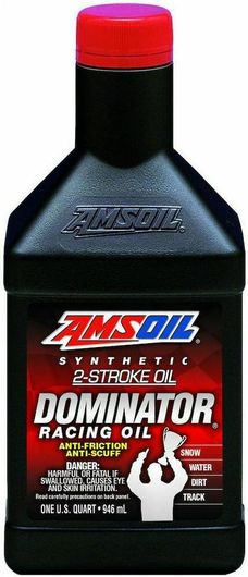 Λάδι Μοτοσυκλέτας Amsoil Dominator Racing Συνθετικό για Δίχρονους Κινητήρες 946ml