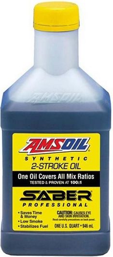 Λάδι Μοτοσυκλέτας Amsoil Saber Profesional Synthetic Συνθετικό για Δίχρονους Κινητήρες 1lt