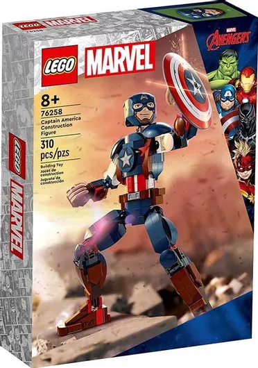 Lego Marvel Avengers - Captain America Construction Figure για 8+ Ετών #76258