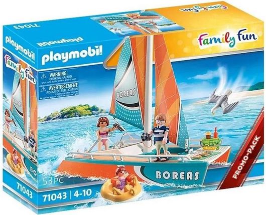 Playmobil Family Fun Catamaran για 4-10 Ετών #71043