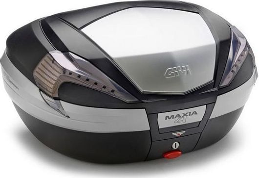 Μπαγκαζιέρα Μοτοσυκλέτας Givi V56N Maxia 4 Monokey 56lt Ασημί