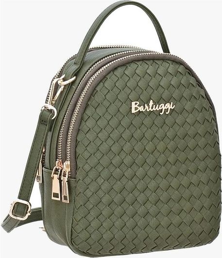 Γυναικεία Τσάντα Πλάτης Bartuggi 718-102930 17x22x10cm Δερματίνη Πράσινο