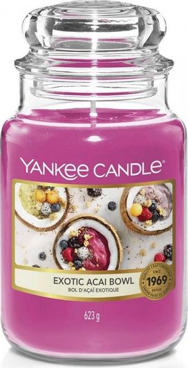 Κερί Yankee Candle Αρωματικό σε Βάζο Exotic Acai 411gr