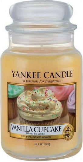 Κερί Yankee Candle Αρωματικό σε Βάζο Vanilla Cupcake 623gr