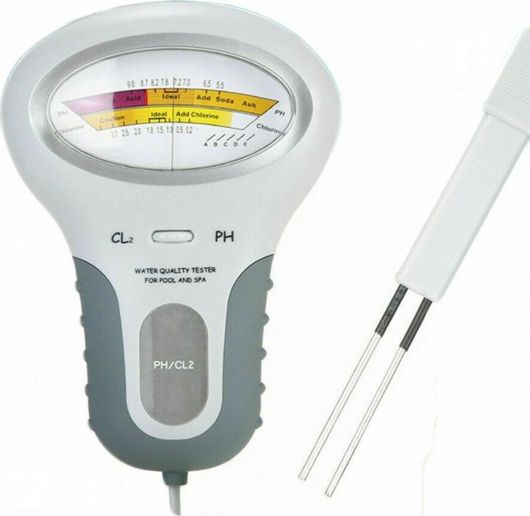 Ηλεκτρονικό Τεστ Πισίνας - Όργανο Μέτρησης Ποιότητας Νερού - PC-102 Ph & Cl2 Χλωρίου