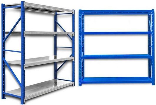 Ραφιέρα Dexion με 4 Κουμπωτά Μεταλλικά Ράφια Μ200xΒ60xΥ200cm