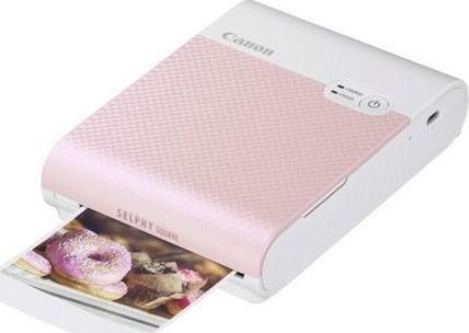 Εκτυπωτής Canon Selphy Square QX10 Θερμικός για Φωτογραφίες με WiFi Ροζ