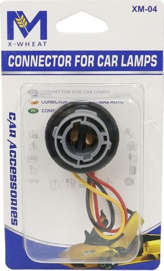 Βάση Λάμπας Αυτοκινήτου για Διπολική Λάμπα 1157 BAY15D XM-04