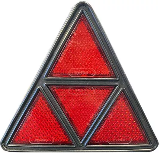 Ανακλαστικό Τρίγωνο EAL Βιδωτό με 4 Εσωτερικά Τρίγωνα 155mmx175mm