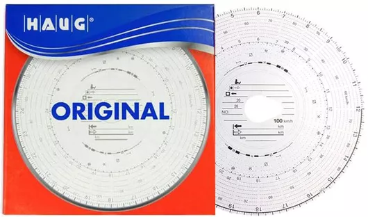 Δίσκοι Ταχογράφου Haug Original Kombi 100Km / h 100τμχ