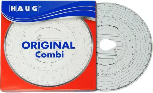 Δίσκοι Ταχογράφου Haug Original Kombi 125Km / h 100τμχ