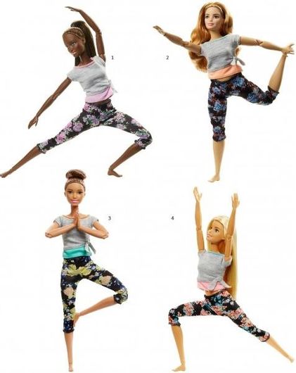 Κούκλα Barbie Mattel Αμέτρητες Κινήσεις Τυχαία Επιλογή Σχεδίου για 3+ Ετών