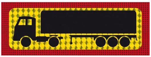 Πινακίδα ΦορτηγούAuto Gs Αυτοκόλλητη Π.Α.405